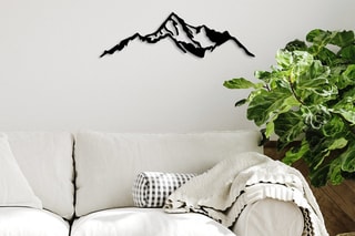 Décoration murale - 
Noir - 67 x 20 cm -