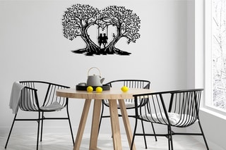 Décoration murale -  65 x 43 x 0,12 cm - Noir