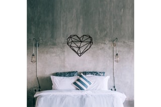 Décoration murale Heart Metal Decor - Noir