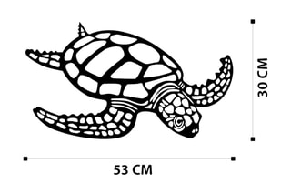 Décoration murale Caretta - Noir