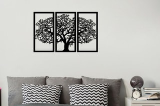 Décoration murale Arbre - Noir
