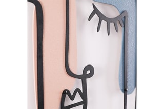 Wanddecoratie Kubizm - Zwart