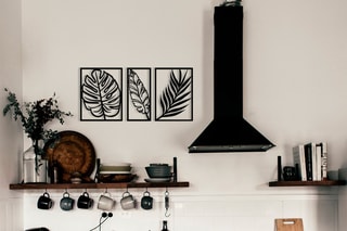 Décoration murale - 80 x 38 cm - Noir