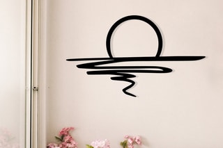Décoration murale Sparkle - 70 x 41 cm - Noir