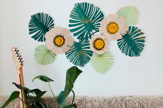 Décoration murale - 8 x 55 cm - Vert