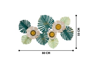 Décoration murale - 8 x 55 cm - Vert