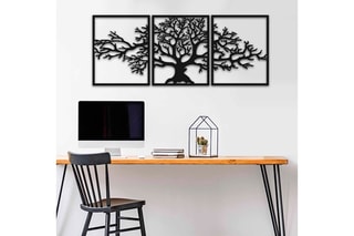 Décoration murale MT - 124 x 49 cm - Noir