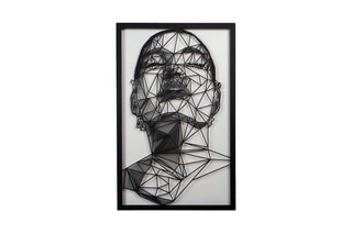 Décoration murale Antonietta - 45 x 70 cm - Noir
