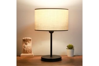 Lampe à poser Ayd - Beige et noir - 60 W