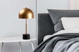 Lampe à poser Mixed - Doré et noir - 40 W