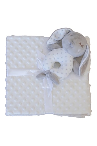 Couverture Liso avec peluche - 
Beige - Dès la naissance - 80 x 110 cm