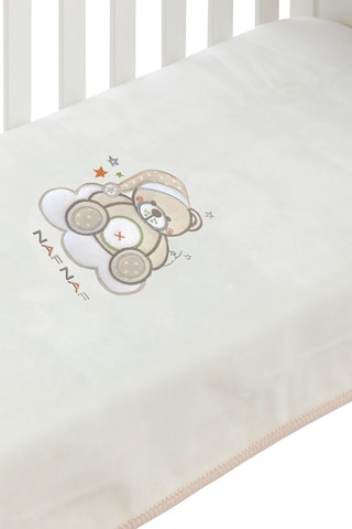 Couverture Teddy 2 - Beige - 110 x 140 cm