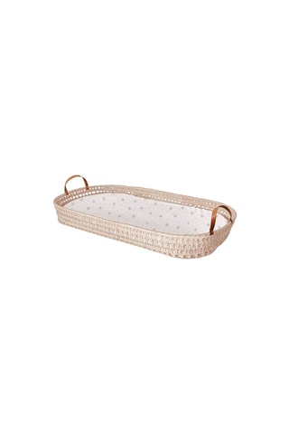 Panier à langer Stars - Blanc et gris - 47 x 80 x 11 cm  - Dès la naissance
