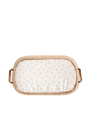 Panier à langer Stars - Blanc et gris - 47 x 80 x 11 cm  - Dès la naissance