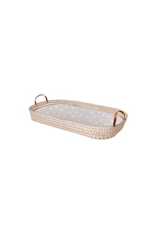 Panier à langer Stars - Gris et blanc - 47 x 80 x 11 cm  - Dès la naissance