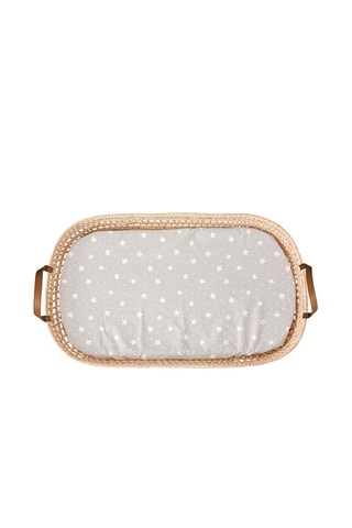 Panier à langer Stars - Gris et blanc - 47 x 80 x 11 cm  - Dès la naissance
