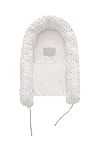 Coussin de couffin Once upon a time - Gris et blanc - Dès 8 mois