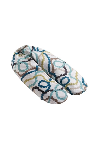 Coussin d'allaitement Beads-C - 145 x 25 cm - Blanc