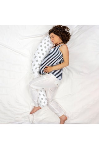 Coussin d'allaitement Cloe-A - 145 x 25 cm - Blanc