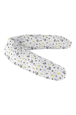 Coussin d'allaitement micro-billes Adventure Awaits - 145 x 25 cm - Bleu