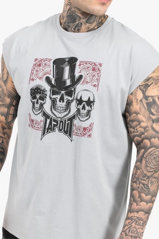Hemd Skull Tank - Grijs 