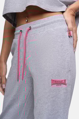 Joggingbroek Leinthall - Lichtgrijs en roze