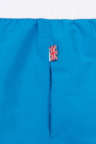 Strandshort Clennell Blauw en Wit