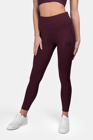 Legging Maribel Bordeauxrood en Zwart- Benlee