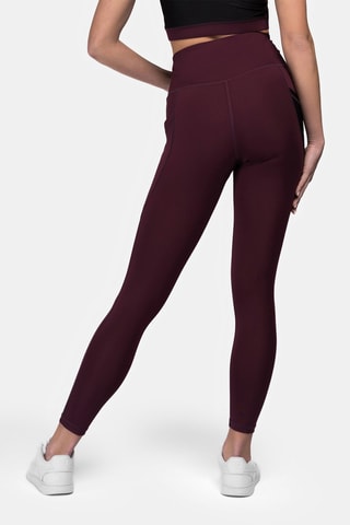 Legging Maribel Bordeauxrood en Zwart- Benlee