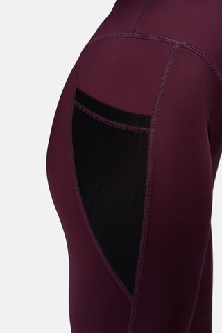 Legging Maribel Bordeauxrood en Zwart- Benlee