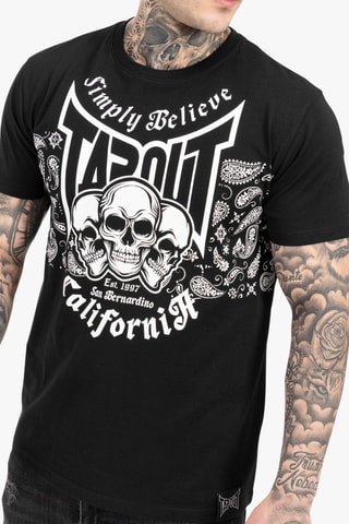 T-shirt regular Adelantos - Zwart