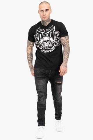 T-shirt regular Adelantos - Zwart