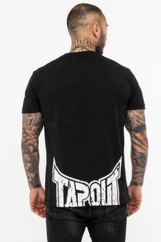 T-shirt regular Crashed - Zwart