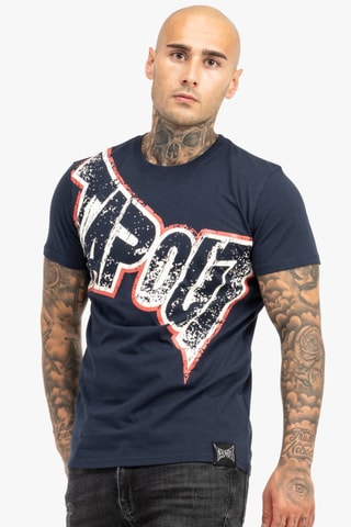 T-shirt regular Bernardino - Blauw