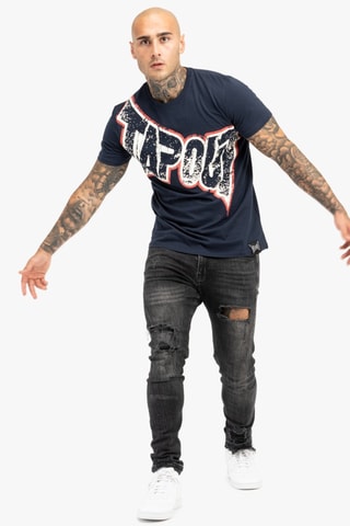 T-shirt regular Bernardino - Blauw