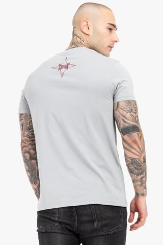 T-shirt regular Skrape Tee - Grijs