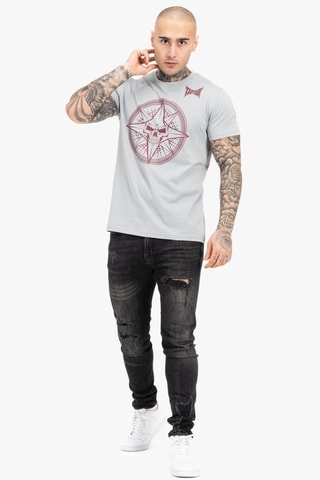 T-shirt regular Skrape Tee - Grijs