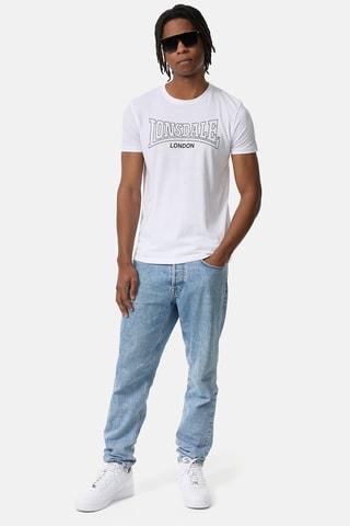 T-shirt Wit, Zwart en Grijs