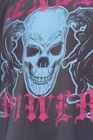 Wijd T-shirt Pantera Zwart - Benlee