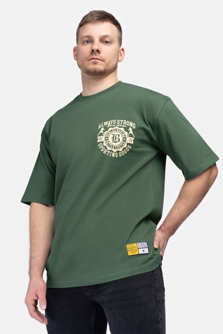 Wijd T-shirt Waldorf Groen - Benlee