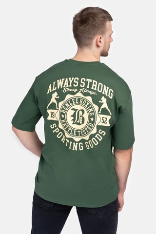 Wijd T-shirt Waldorf Groen - Benlee