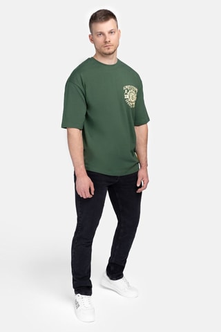 Wijd T-shirt Waldorf Groen - Benlee