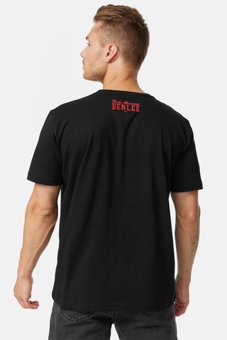 T-shirt Tiger Power Zwart en Rood - Benlee