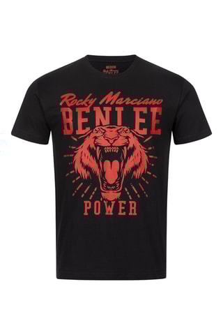 T-shirt Tiger Power Zwart en Rood - Benlee