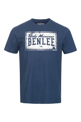 T-shirt Boxlabel Marineblauw - Benlee