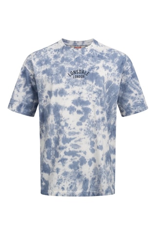 t-shirt Whaligoe Lonsdale - Bleu et blanc