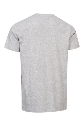 t-shirt Endmoor Lonsdale - Gris chiné et bordeaux