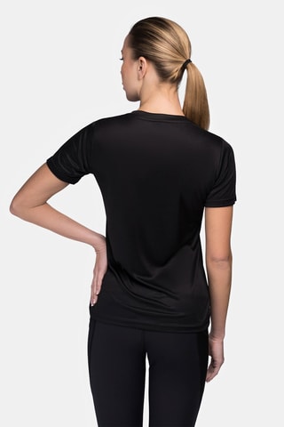 T-shirt Lindsay Zwart en Zilverkleurig- Benlee