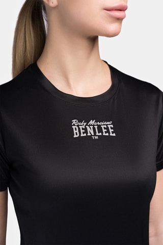 T-shirt Lindsay Zwart en Zilverkleurig- Benlee