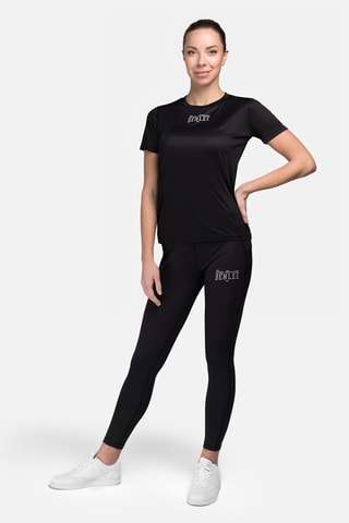 T-shirt Lindsay Zwart en Zilverkleurig- Benlee